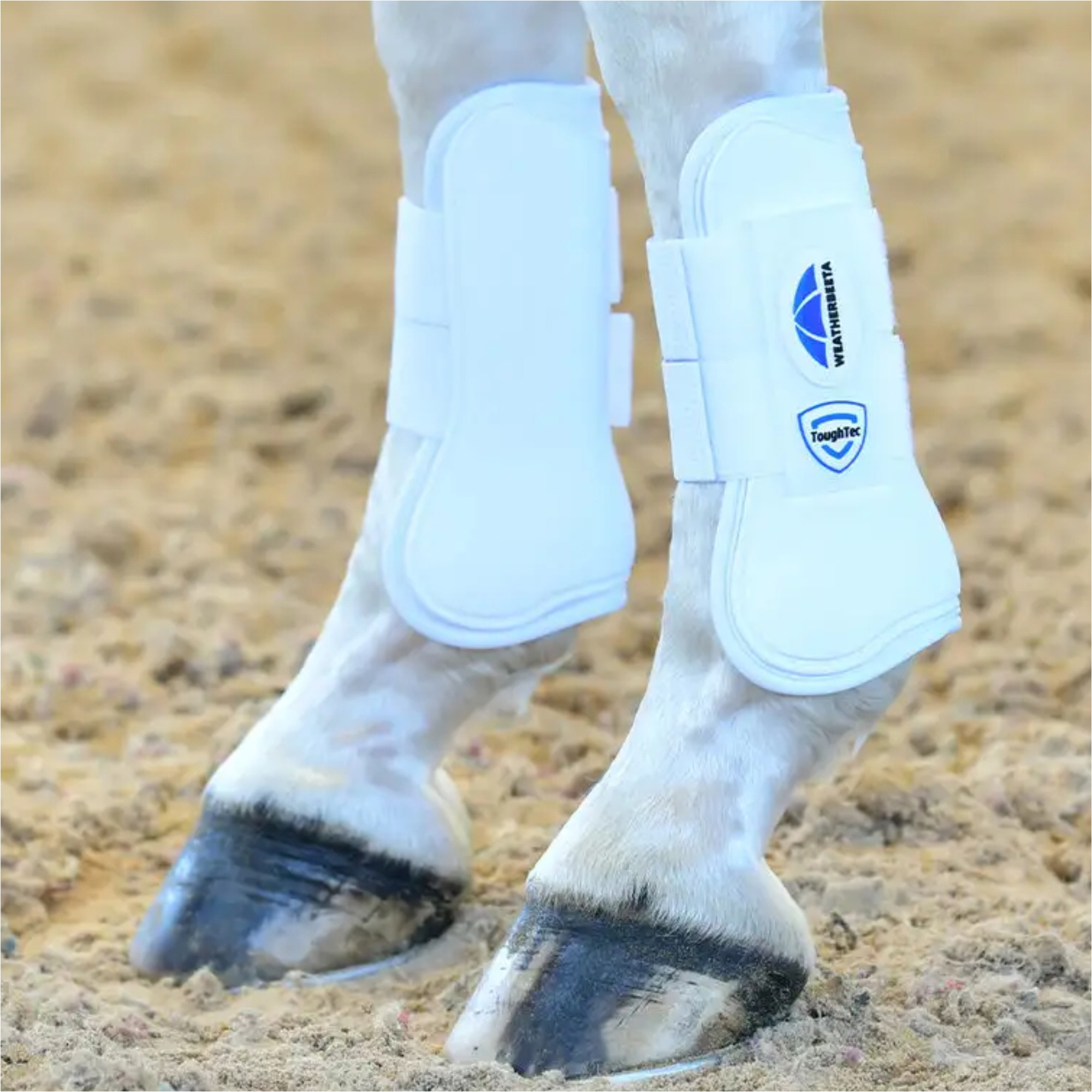 2025 Weatherbeeta Tough-Tec Prime Open Front Boots 1027508 - White / White
